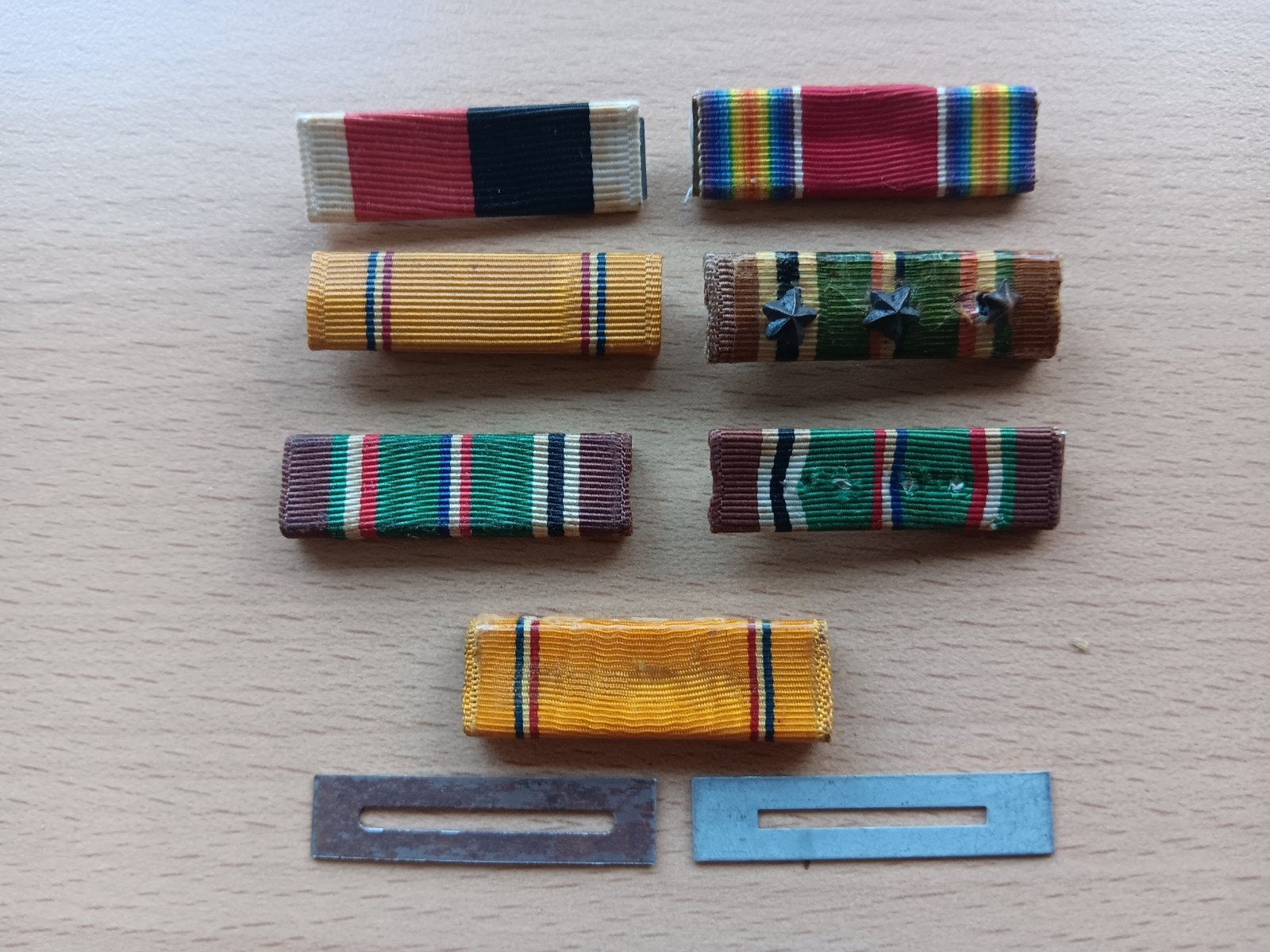 Us ww2 ribbons lot, Collections, Enlèvement ou Envoi