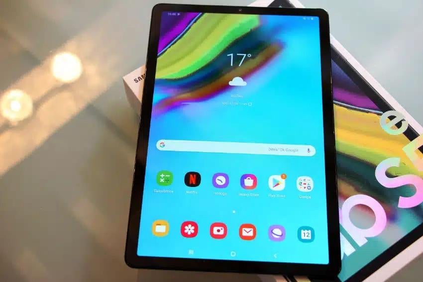 Tablette Samsung S5e + coque, Enlèvement