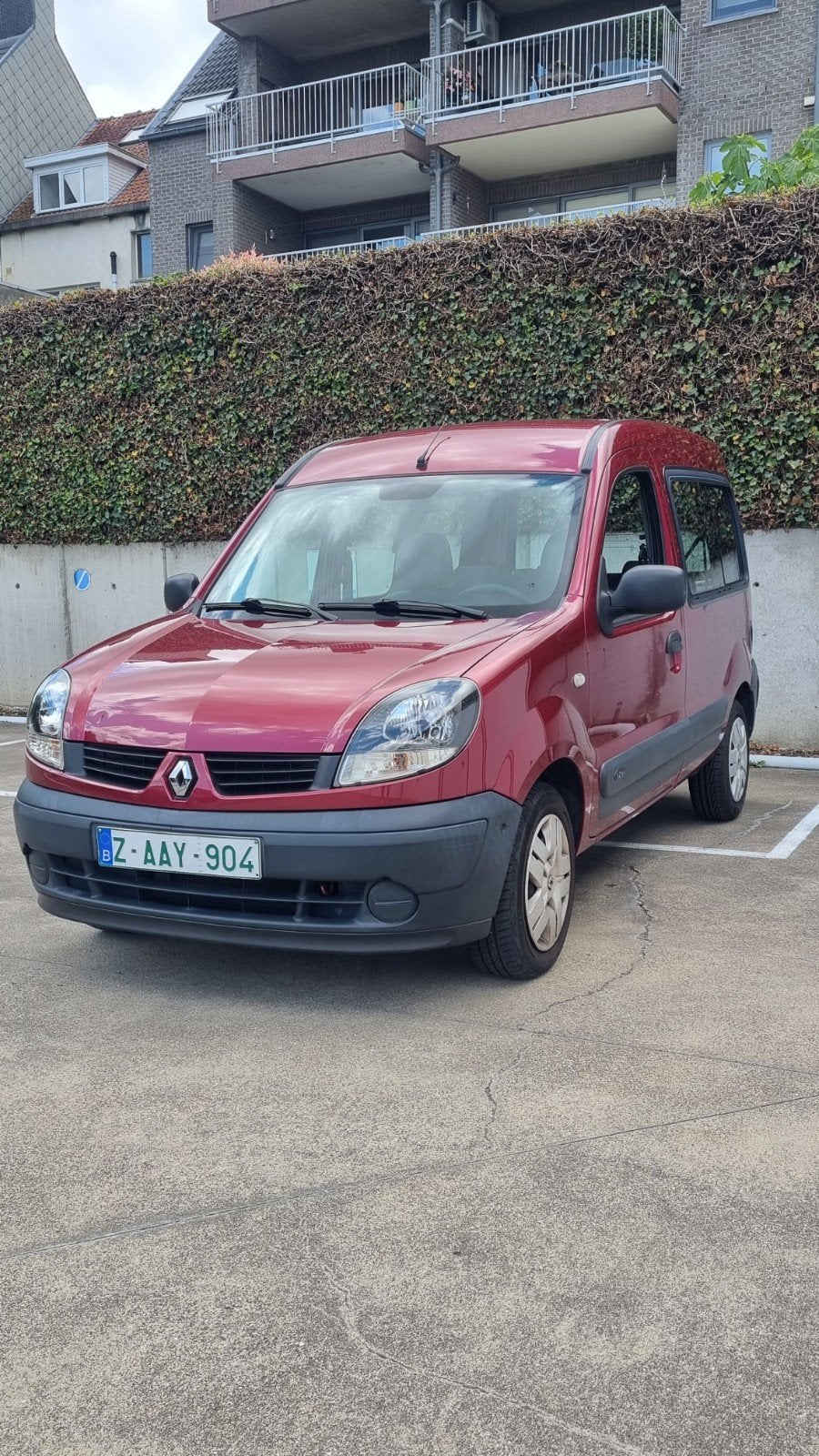 RENAULT KANGOO 1.2i/104 000 KM/PREMIER POSSESSEUR/HOMOLOGUÉ , Rouge, Achat, Entreprise, Boîte manuelle