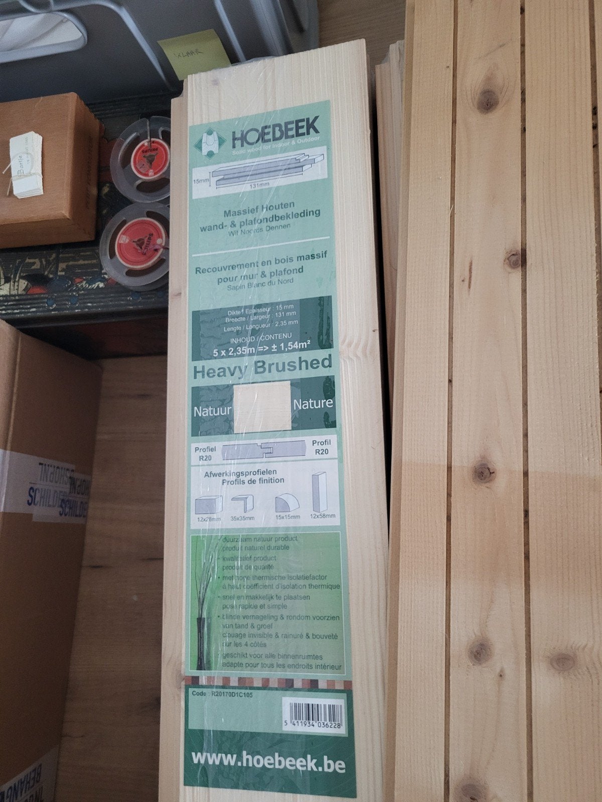 6 pakketten Noorse dennen planchetten, Ophalen