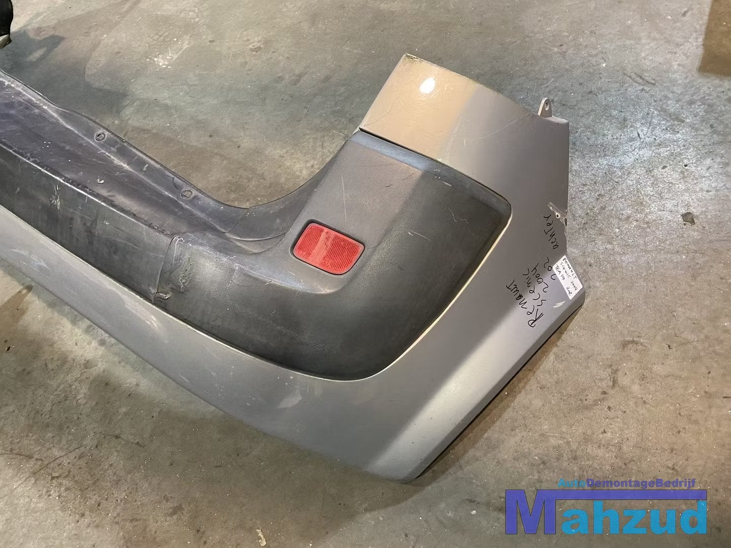 Renault scenic 2 achterbumper grijs silver TEA19, Renault Group, Pare-chocs, Renault, Utilisé