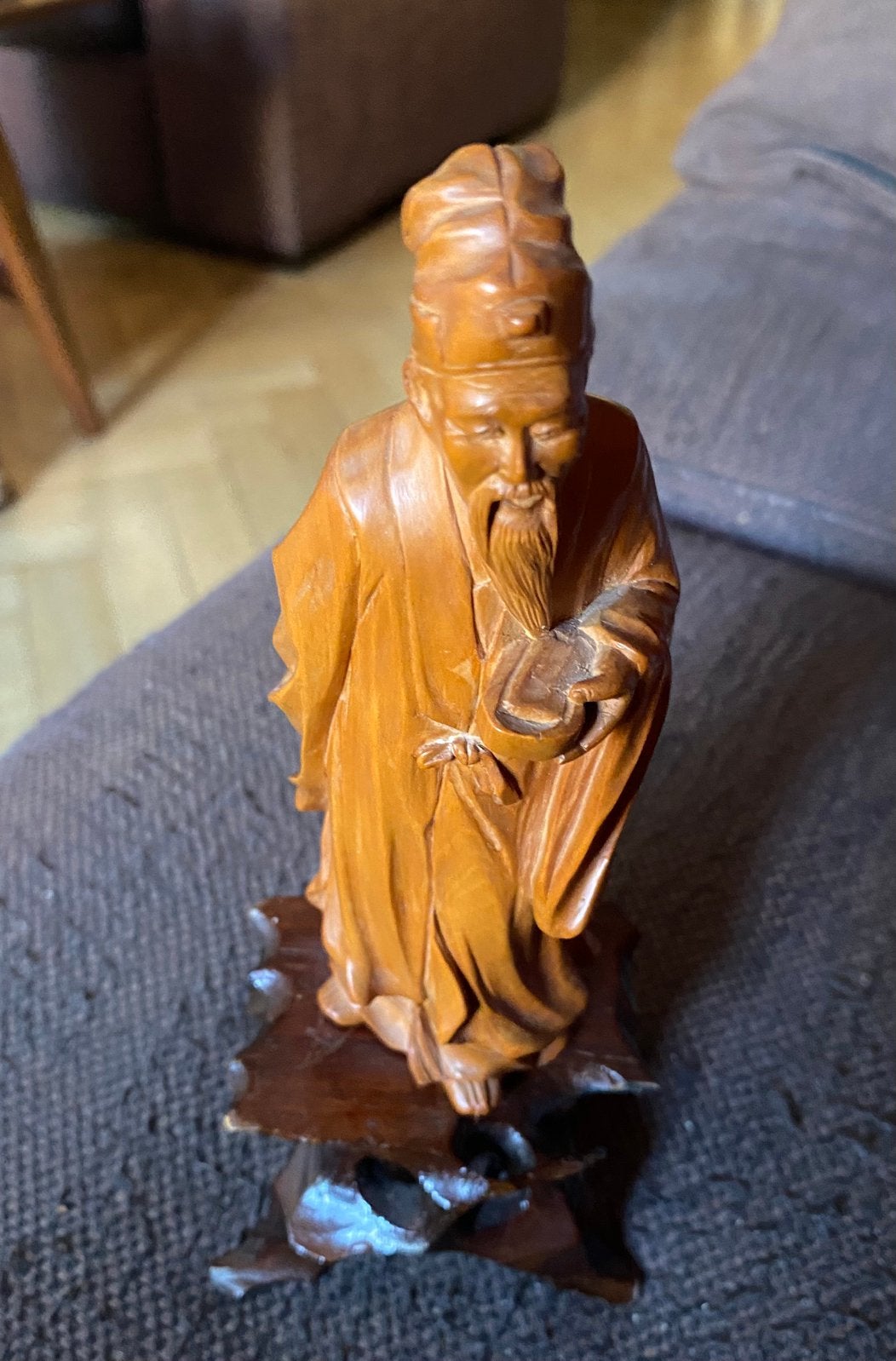 Chinees buxushouten beeldje, Ophalen