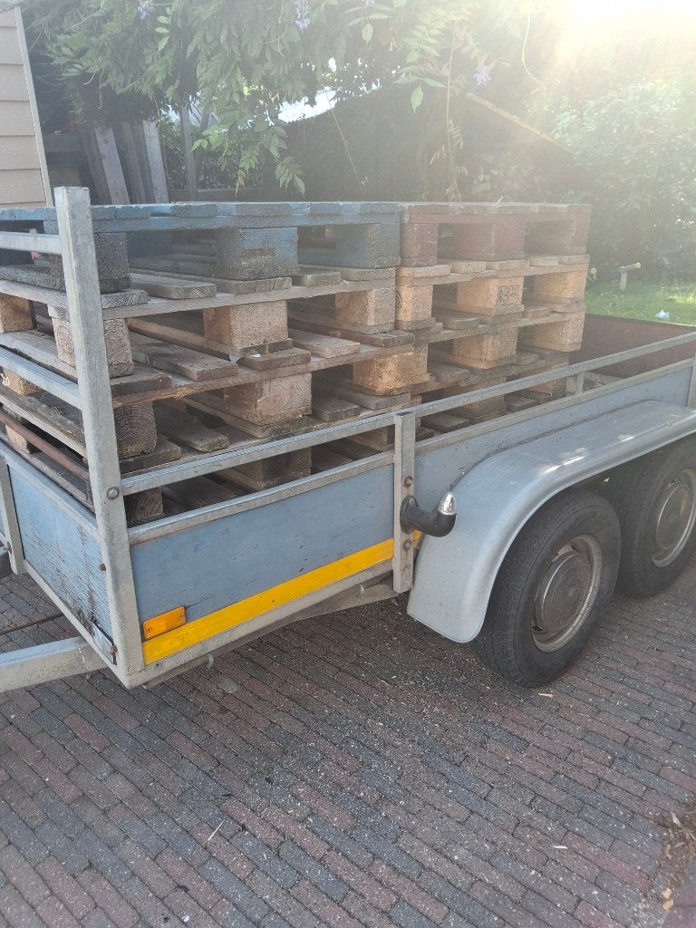 Europallet 80x120 18 stuks, Bricolage & Construction, Bois & Planches, 50 mm ou plus, Moins de 200 cm, Pin, Enlèvement
