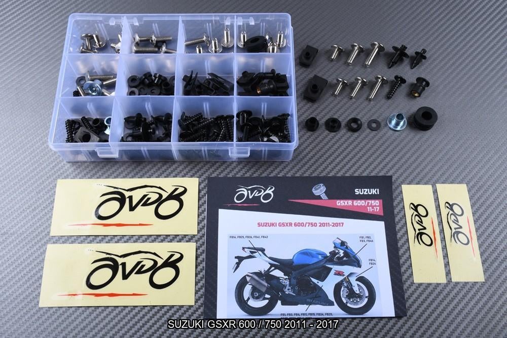 Kit visserie spécifique pour SUZUKI GSXR 600 750 2011 - 2017, Motos, Enlèvement ou Envoi, Neuf
