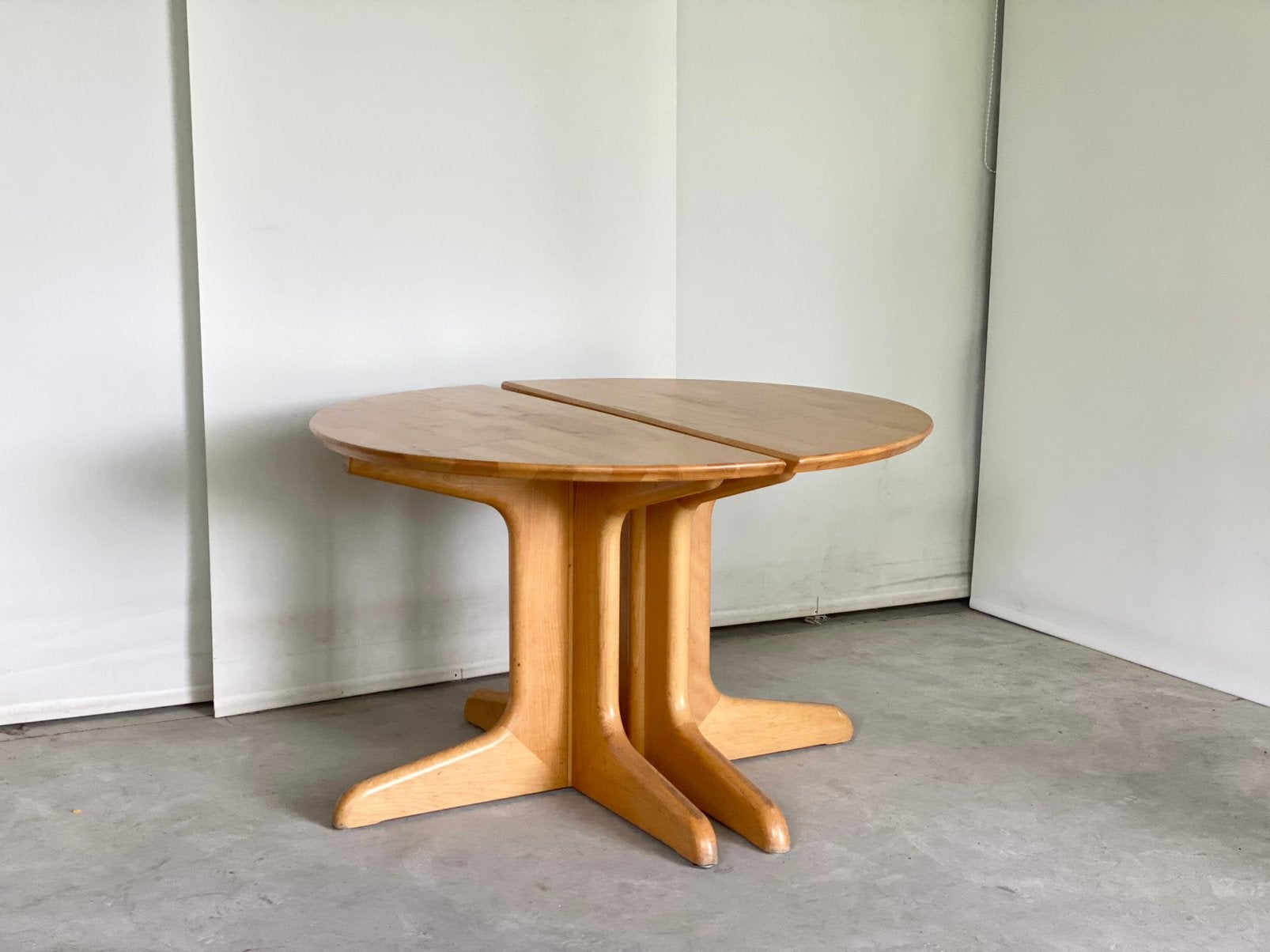 Scandinavische Eetkamertafel 1980s, Ophalen