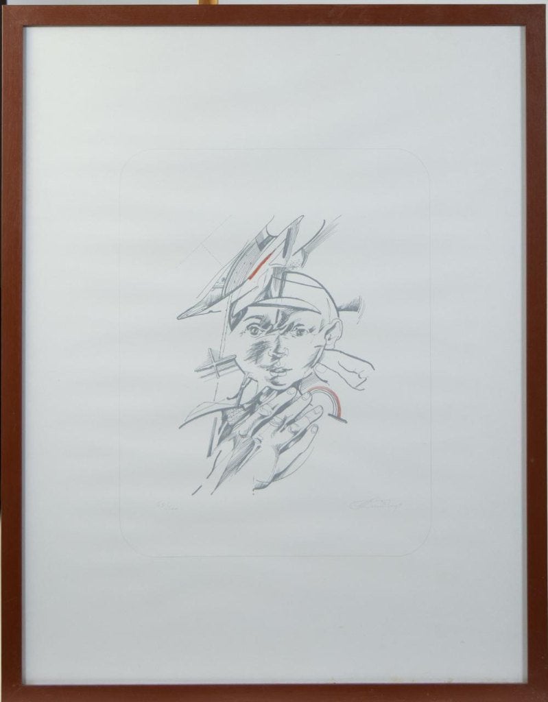 'Troost, jongen' - gesigneerd werk van Octaaf Landuyt, Antiek en Kunst, Ophalen, Gesigneerd