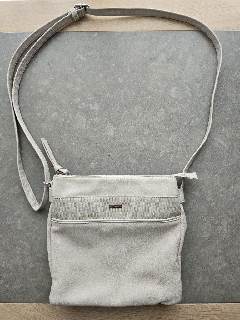 Handtas Tamaris, Bijoux, Sacs & Beauté, Enlèvement, Comme neuf, Beige, Sac à bandoulière