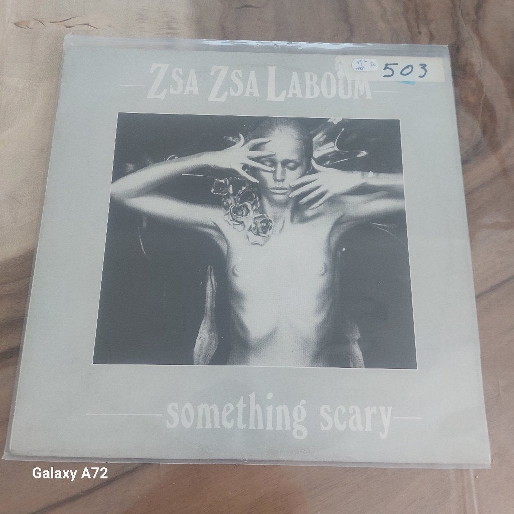 zsa zsa la boum something scary 12 inch maxi, Cd's en Dvd's, Gebruikt, Maxi-single, 1980 - 1989, Ophalen of Verzenden