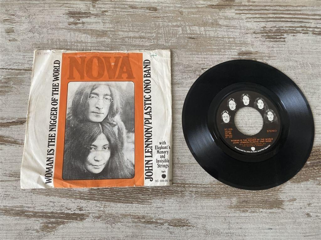 John Lennon/plastic ono band - woman is the nigger of the wo, Verzenden, Zo goed als nieuw