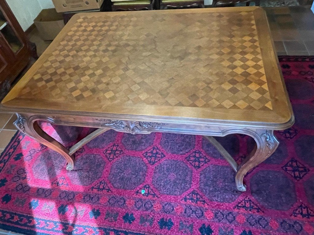 Eetkamer met 6 stoelen, Ophalen, Gebruikt, Louis XV / Régence-stijl, 4 tot 6 stoelen