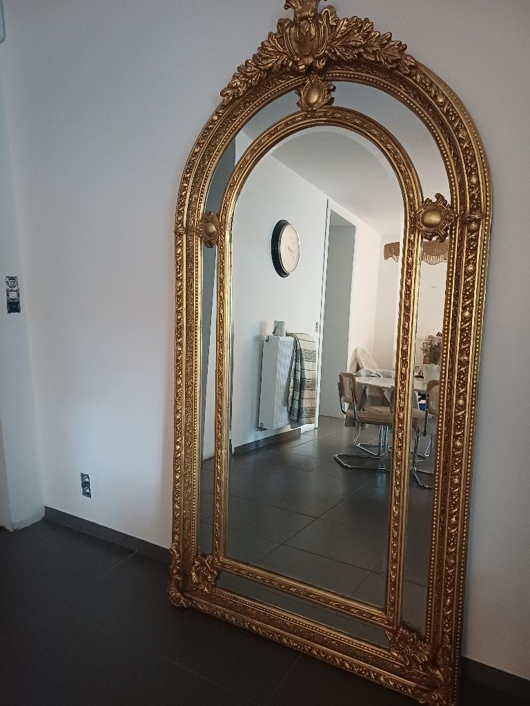Miroir, Antiquités & Art, Enlèvement, Ovale, 100 à 150 cm, 200 cm ou plus