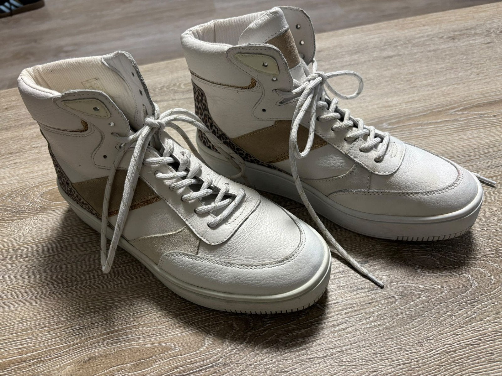 Hoge sneakers Excellent, maat 41, Ophalen, Wit, Excellent, Sneakers