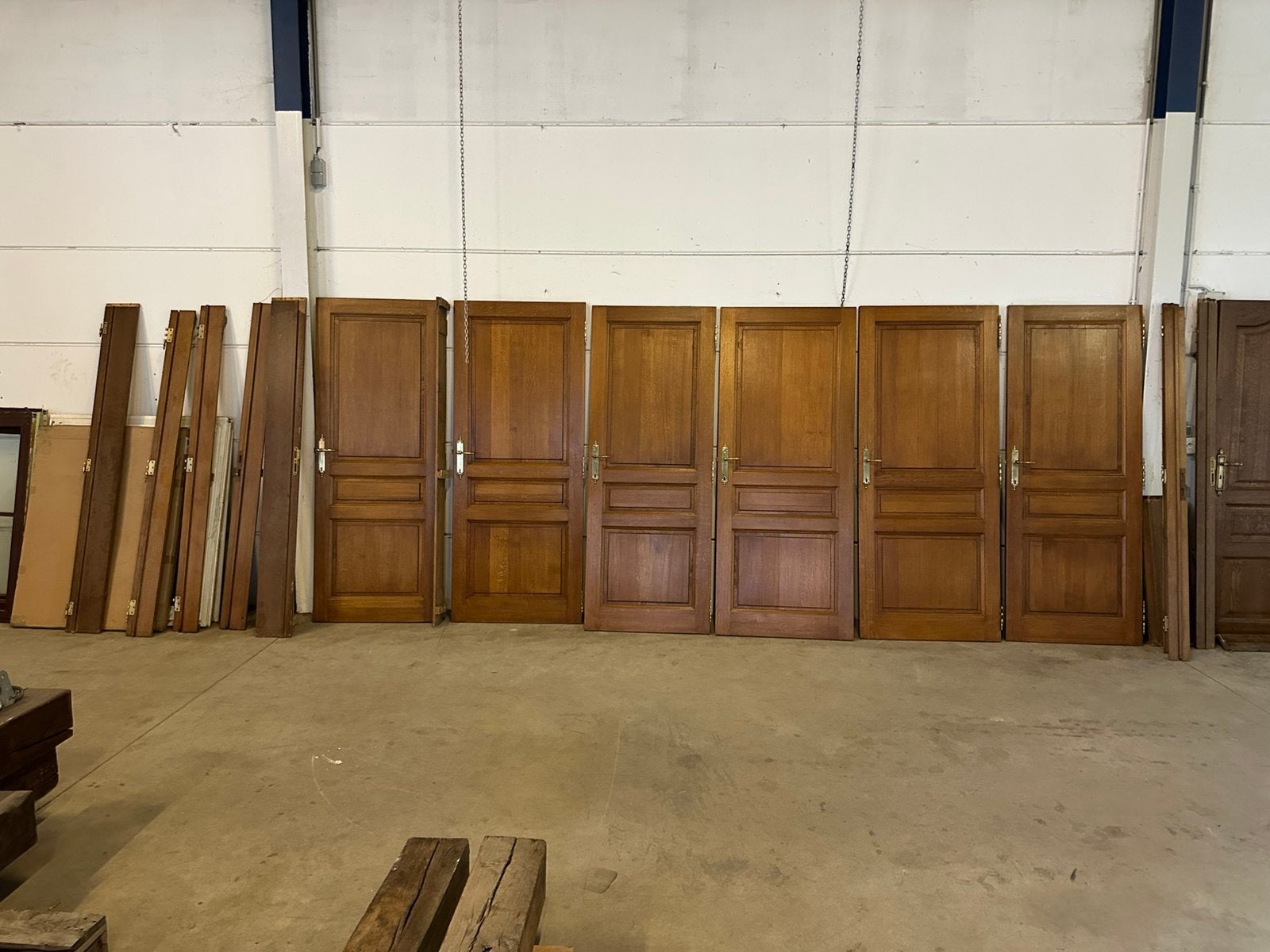 Verschillende hardhouten binnendeuren., Ophalen, Zo goed als nieuw, Hout