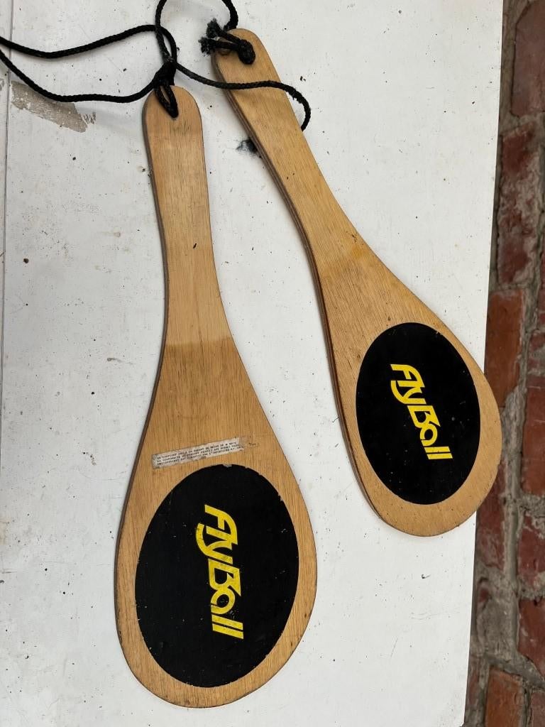 Palettes en bois - set de tennis de plage - FlyBall, Enlèvement ou Envoi
