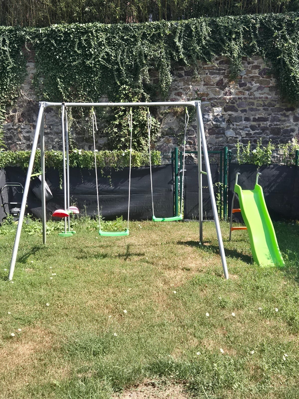 Balançoire + toboggan, Enlèvement, Toboggan