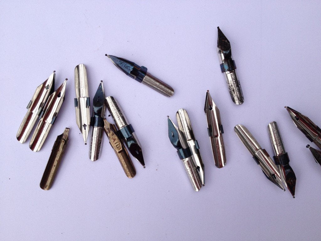 lot de 16 plumes pour stylos à encre vintage rétro, Collections, Enlèvement ou Envoi, Neuf, Autres types