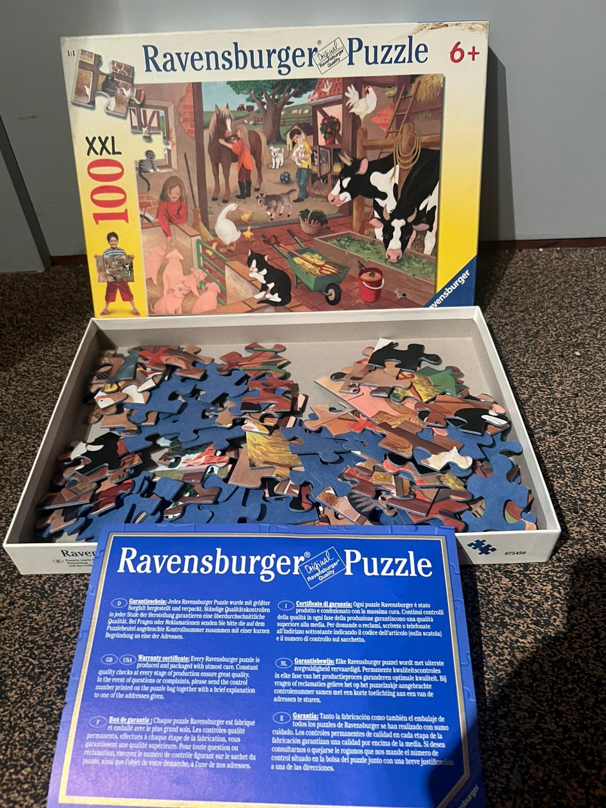 Puzzle de la ferme Ravensburger, Enlèvement ou Envoi, Moins de 500 pièces, Utilisé, Puzzle