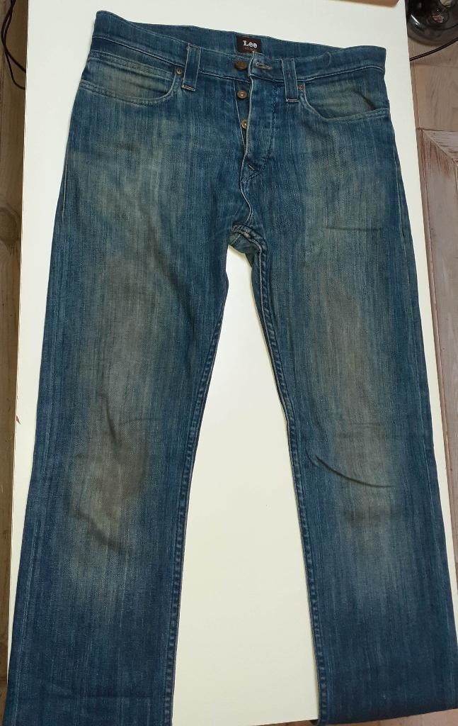 spijkerbroek heren jeans blauw Lee Macky W30 L32, Enlèvement ou Envoi, Neuf, Bleu, W32 (confection 46) ou plus petit