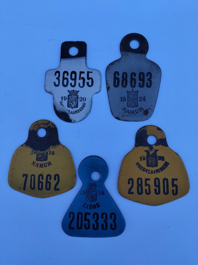 Plaques vélos anciens, Enlèvement ou Envoi