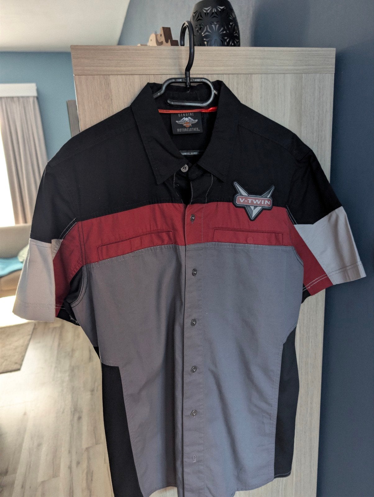 Harley Davidson hemd korte mouw Large, Overige typen, Heren, Ophalen of Verzenden, Harley davidson