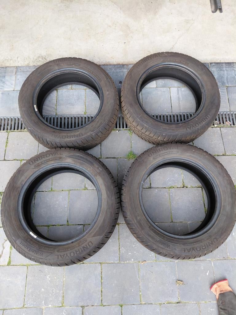 4 pneus hiver 195/60R 16  Fiat Doblo, Ophalen, Zo goed als nieuw