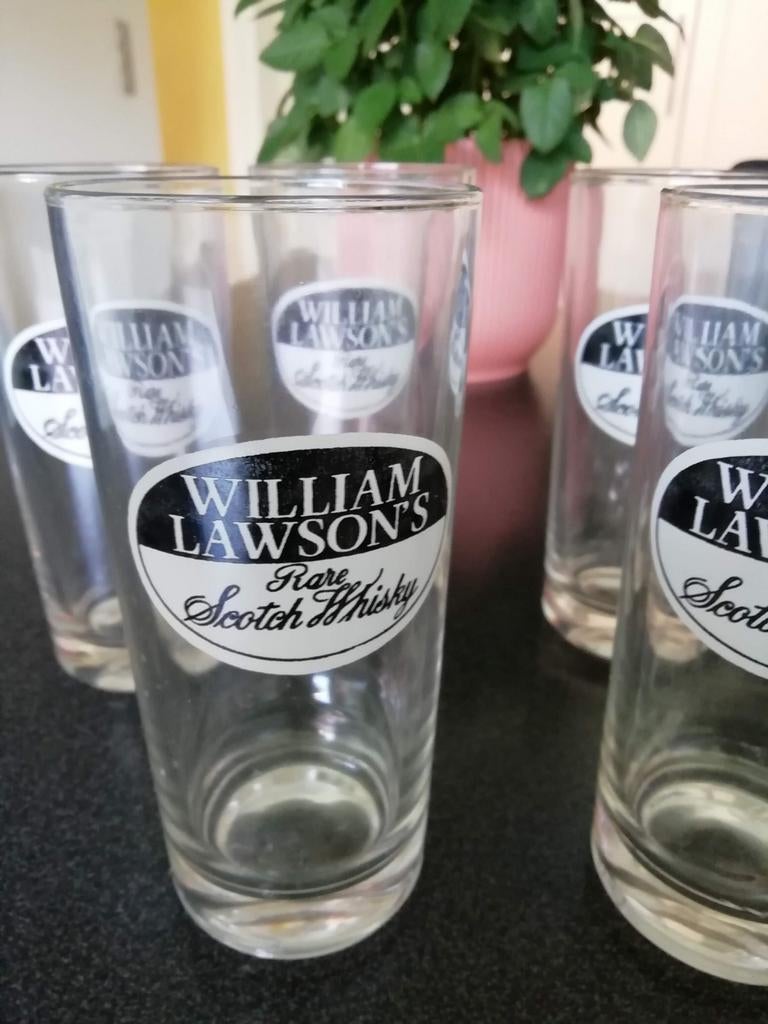6 wisky glazen, William Lawsons, nieuw, Ophalen of Verzenden