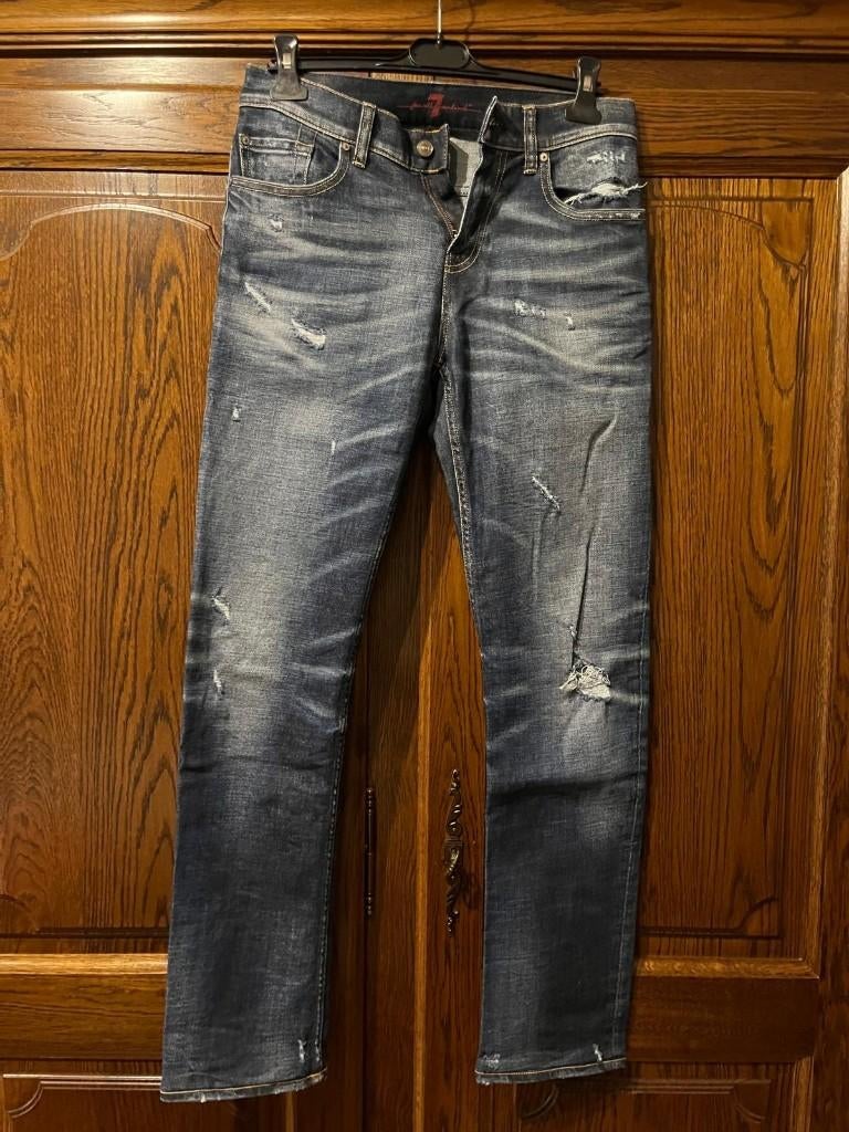 7 For All Mankind jeans maat 29 – slim fit, Kleding | Heren, Ophalen, Blauw, Seven, Gedragen
