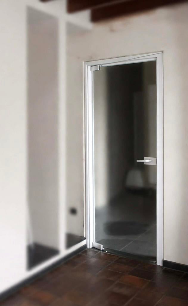 Glazen binnendeur te koop, Ophalen, Gebruikt, 200 cm of meer, 75 tot 100 cm