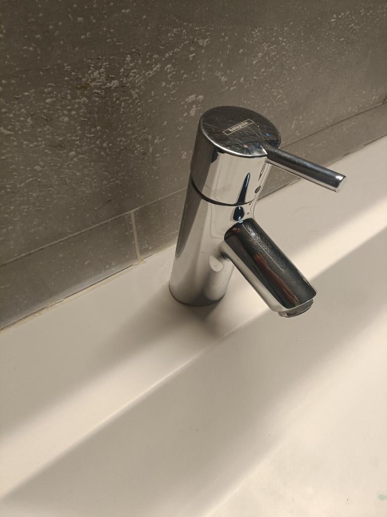 Wastafelkraan Hansgrohe Talis S, Doe-het-zelf en Bouw, Ophalen, Gebruikt, Chroom, Kraan