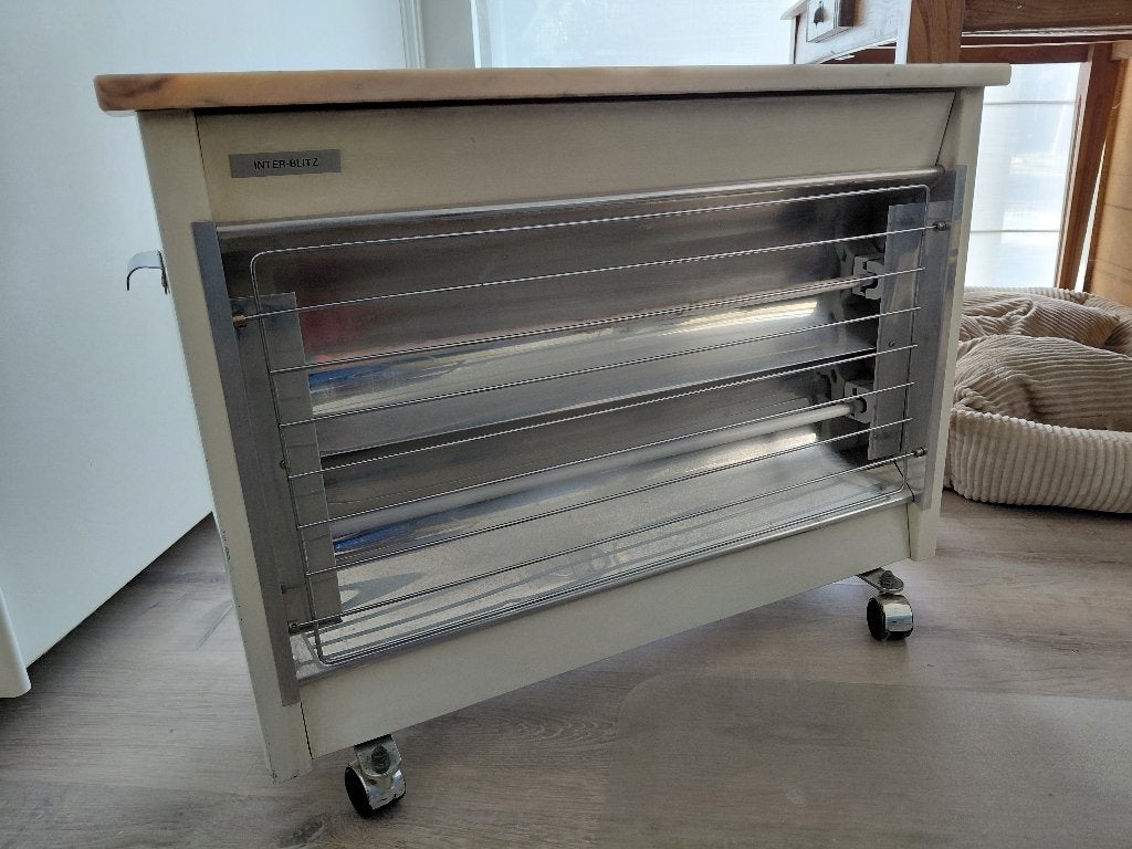 vintage Inter-Blitz infrarood straalkachel, Doe-het-zelf en Bouw, Ophalen, 30 tot 80 cm, Gebruikt, Kachel