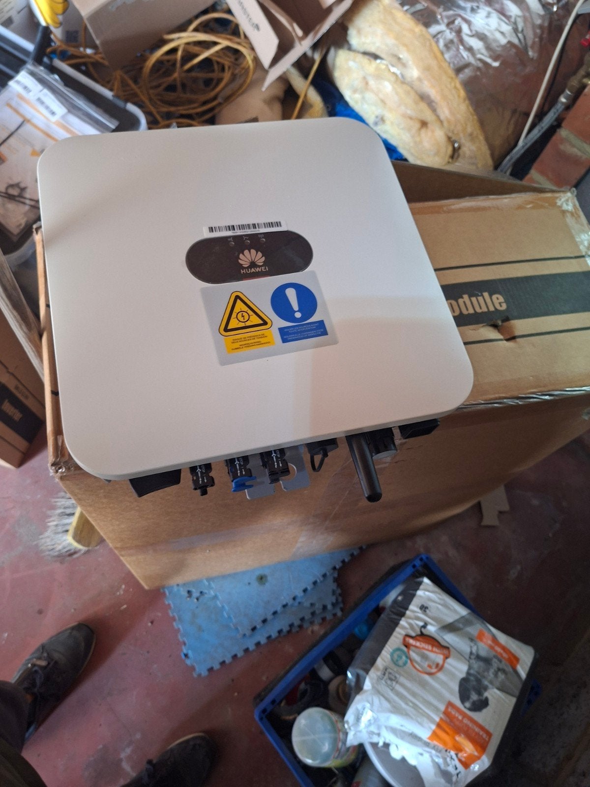 Omvormer zonnepanelen, Ophalen, Gebruikt