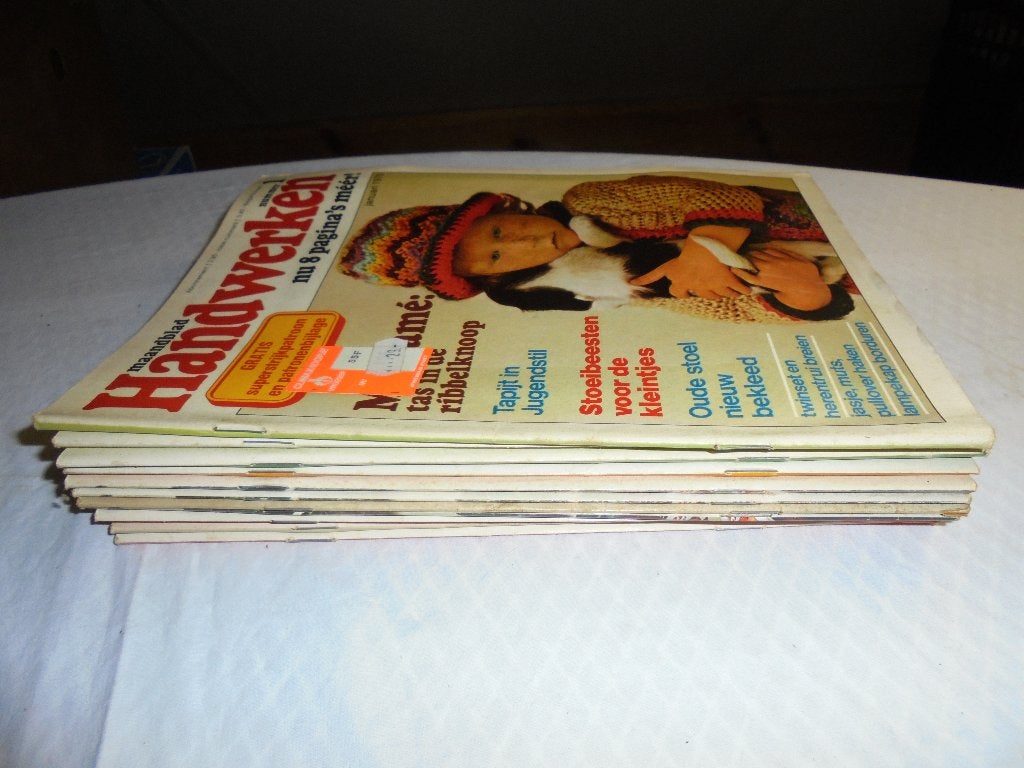 Vintage tijdschrift handwerken, Verzamelen, Tijdschriften, Kranten en Knipsels, Ophalen of Verzenden, 1960 tot 1980, Tijdschrift