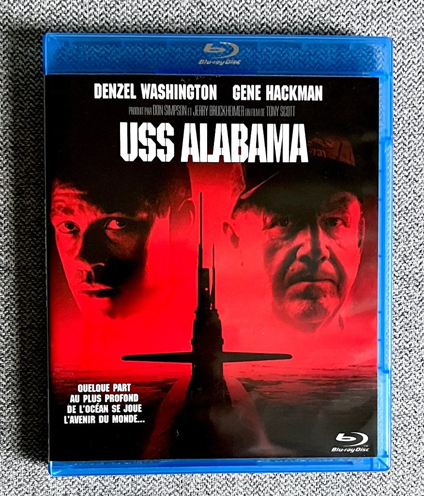 USS ALABAMA (CrimsonTide) D.Washington,G.Hackman /Comme Neuf, Avec suppléments, Thrillers et Policier, Enlèvement ou Envoi, Film