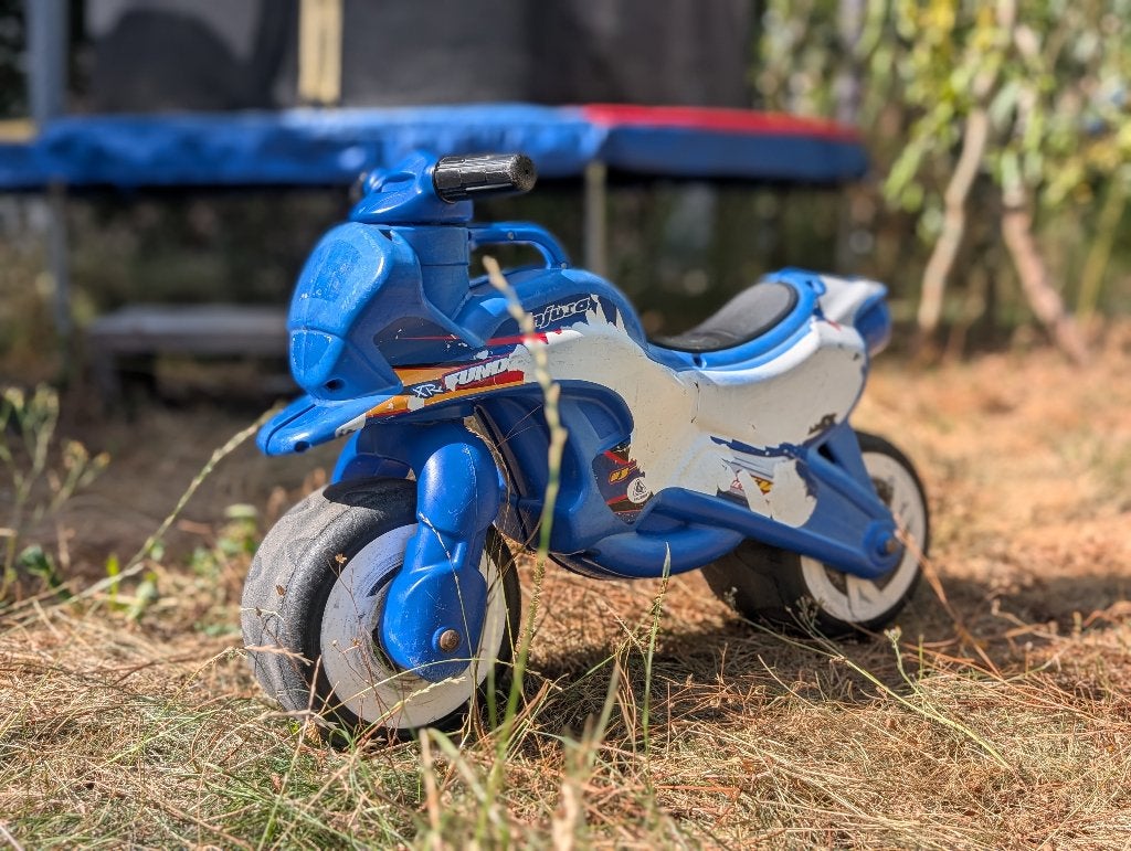 Injusa Tundra loopmotor stuntbike vanaf 1,5jaar., Ophalen, Gebruikt, Loopfiets