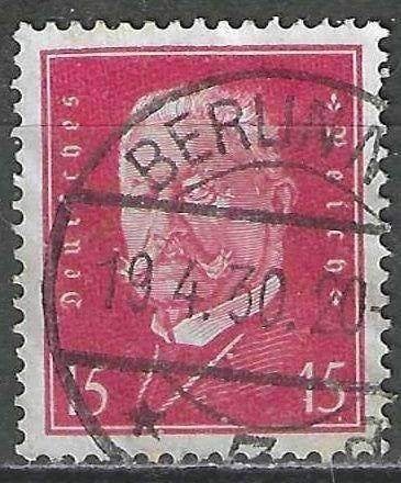 Duitsland 1928-1932 - Yvert 405 - Presidenten (ST), Verzenden, Gestempeld