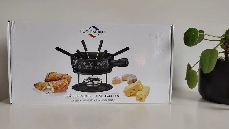 Kaasfondue set, Ophalen, Overige merken, Landelijk/Boerenbont, Zo goed als nieuw
