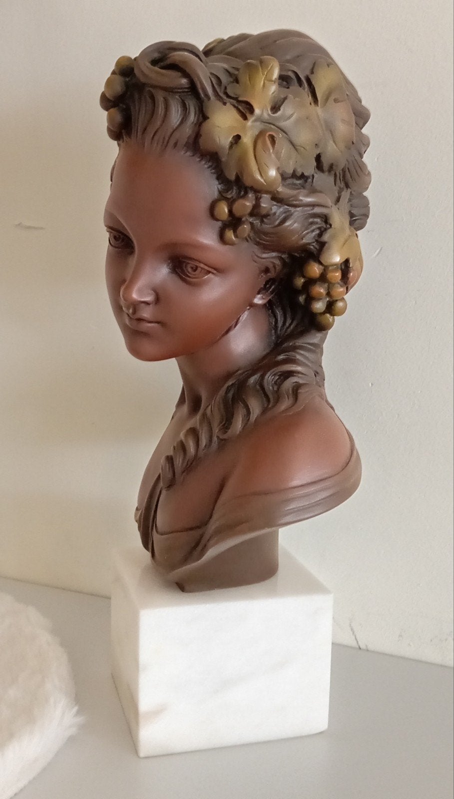 buste jonkvrouw, Antiek en Kunst, Ophalen, Brons, Buste