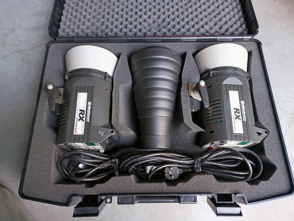 Elinchrom RX600 studio flits set, Audio, Tv en Foto, Foto | Flitsers, Ophalen, Zo goed als nieuw, Sigma, Kantelbaar