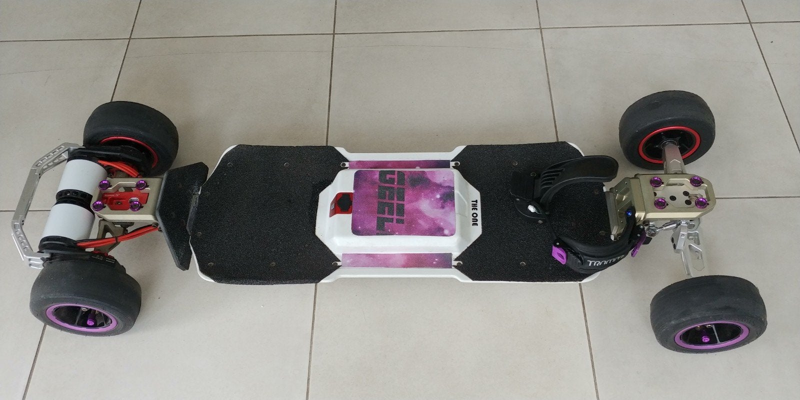 Linnpower The one Prime raceboard 2sec:0-50km/h-Loweringkit, Sport en Fitness, Skateboarden, Ophalen, Skateboard