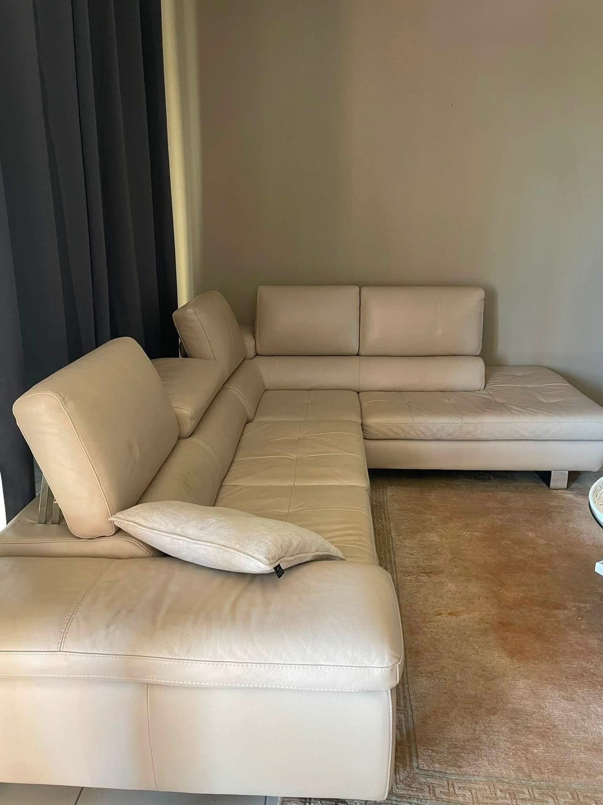 Zetel te koop, Enlèvement, Utilisé, Cuir