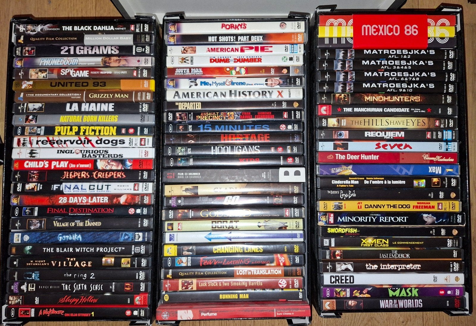 Lot van 72 DVD's, Enlèvement