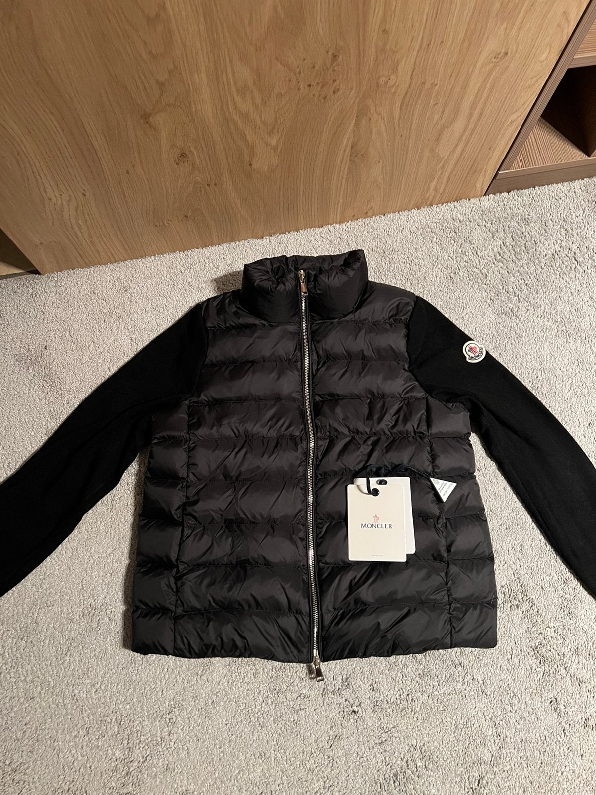 Moncler jas s, Vêtements | Hommes, Vestes | Hiver, Enlèvement, Neuf, Taille 46 (S) ou plus petite, Noir