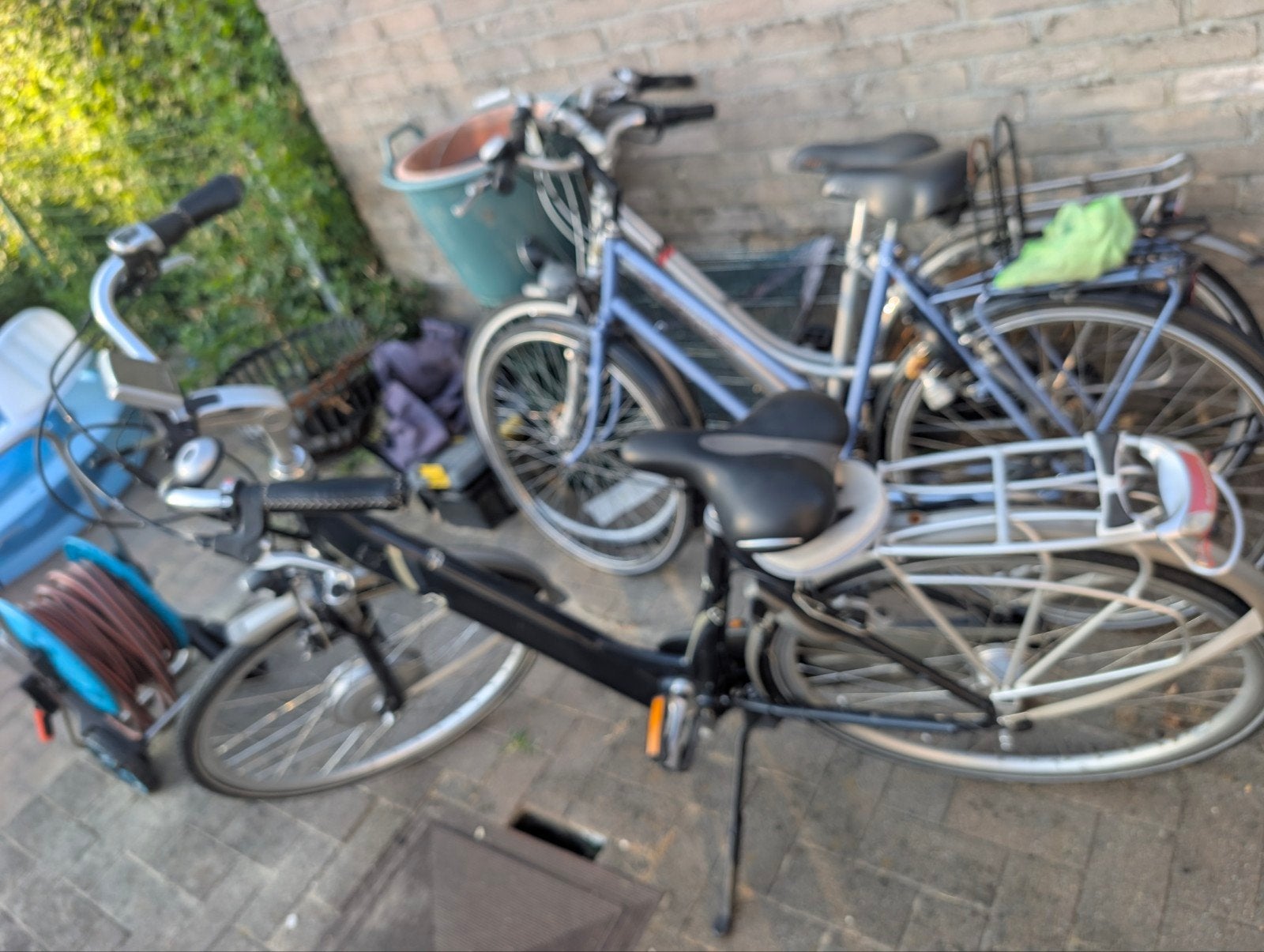 Batavus electrische dames stadsfiets, Ophalen