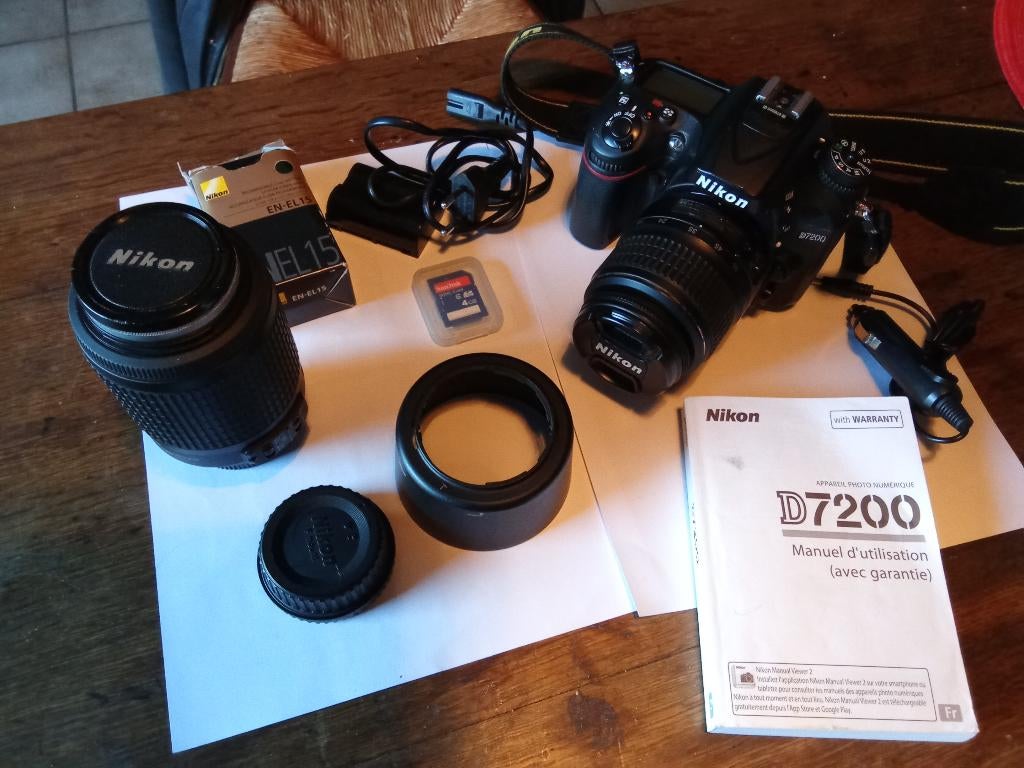 Appareil photo Nikon D 7200, Enlèvement ou Envoi, Comme neuf, 8 fois ou plus, Nikon