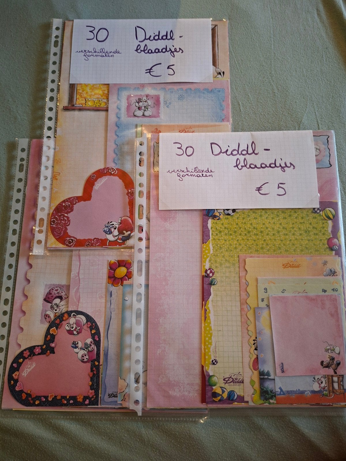 Pakketje Diddl blaadjes, Verzamelen, Diddl, Ophalen, Diddl, Papier, Kaart of Schrift