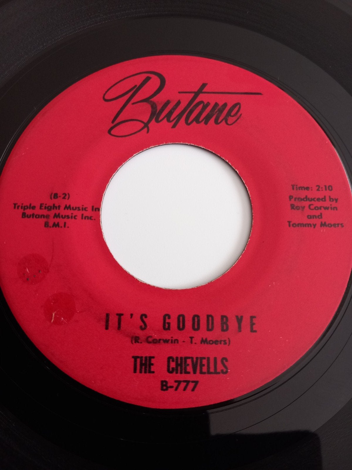THE CHEVELLS. IT'S GOODBYE. 1963 USA 45T, Enlèvement ou Envoi