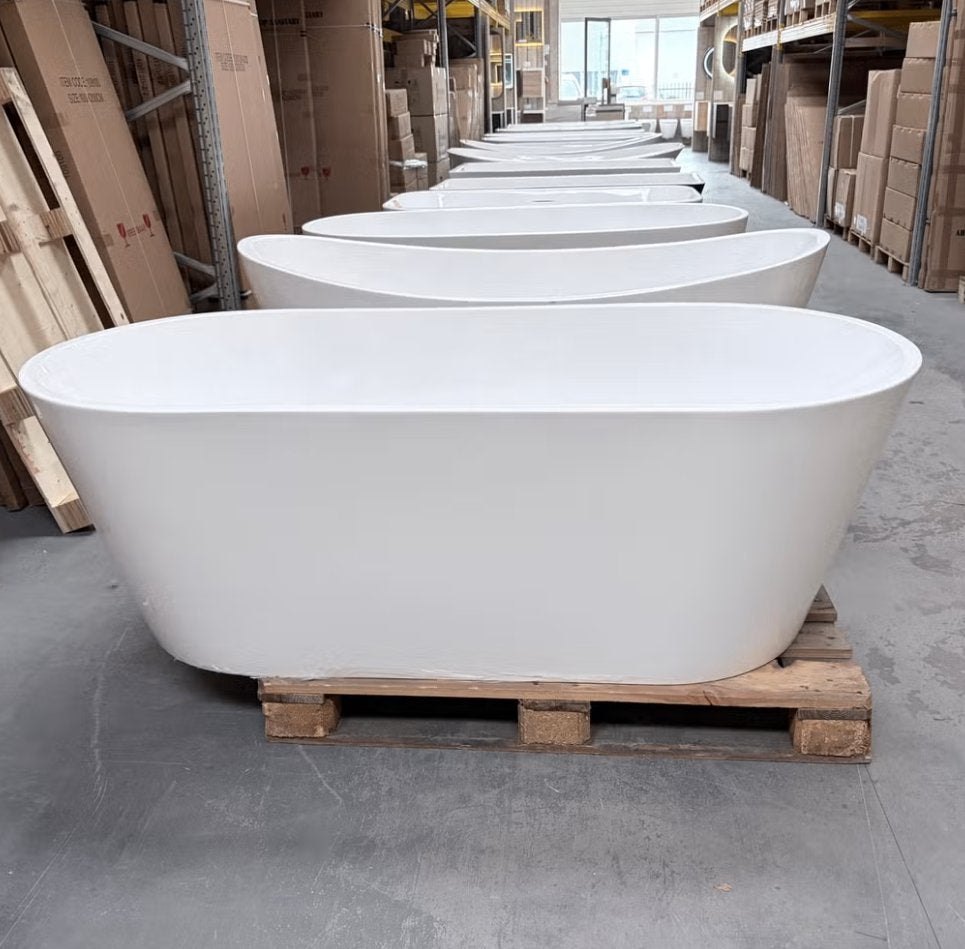LAATSTE vrijstaand wit bad 180 x 85 x 60 nr430, Ophalen of Verzenden, Nieuw