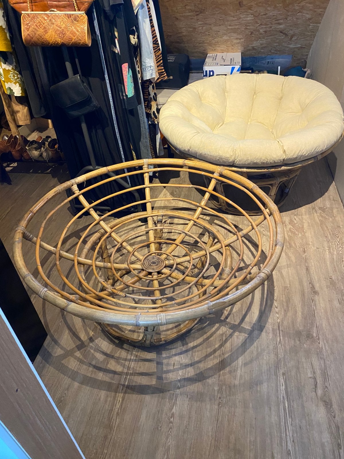 Rotan onderstel voor tuinstoel, Huis en Inrichting, Ophalen, Zo goed als nieuw