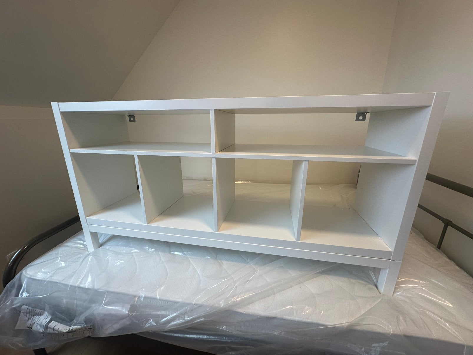 Ikea Kallax tv meubel met onderstel, Ophalen of Verzenden, Zo goed als nieuw