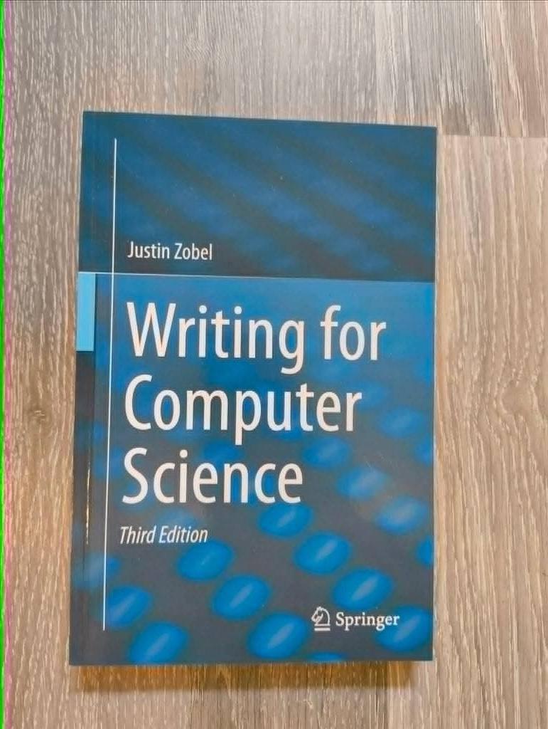 Writing for Computer Science, Boeken, Studieboeken en Cursussen, Nieuw, Ophalen of Verzenden, Alpha, Justin Zobel